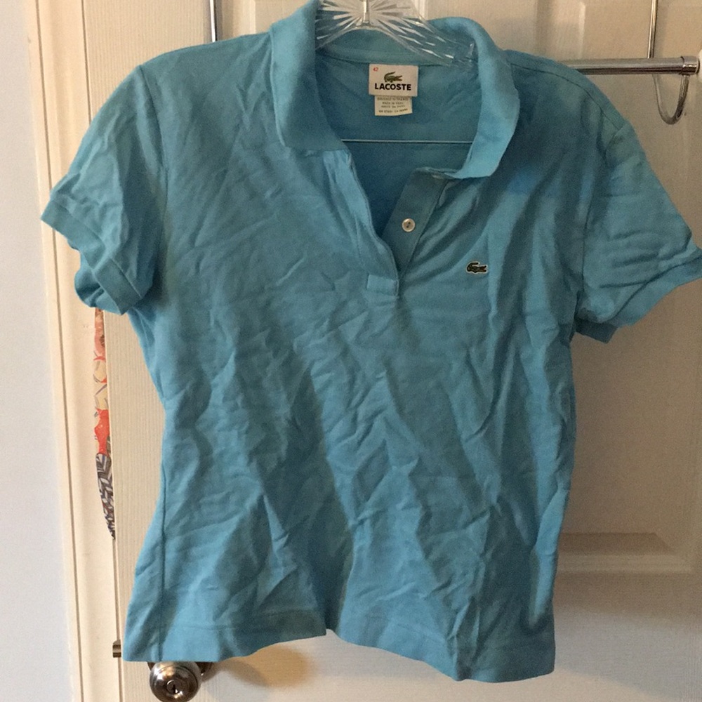 Perfect blue Lacoste polo